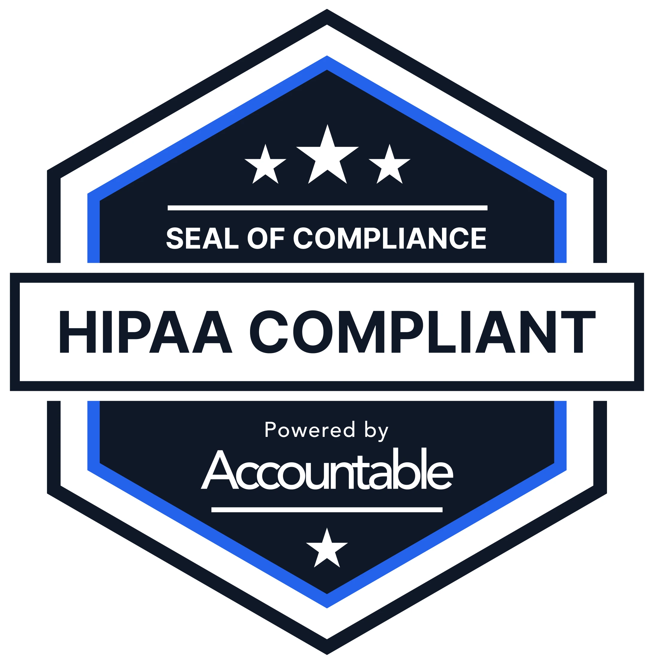 HIPAA Compliant — Verified by Accountable HQ